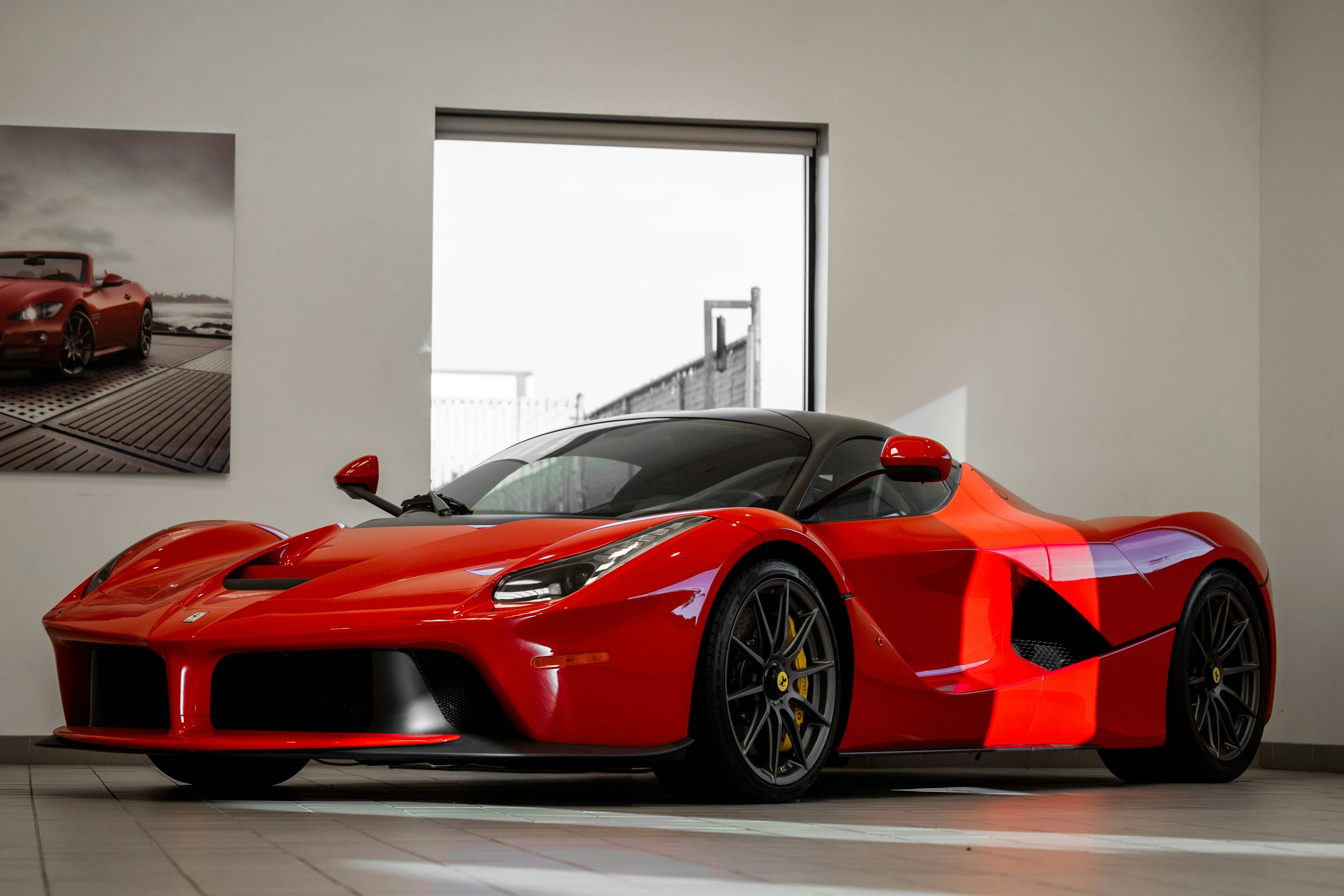 Modern Red Sportscar